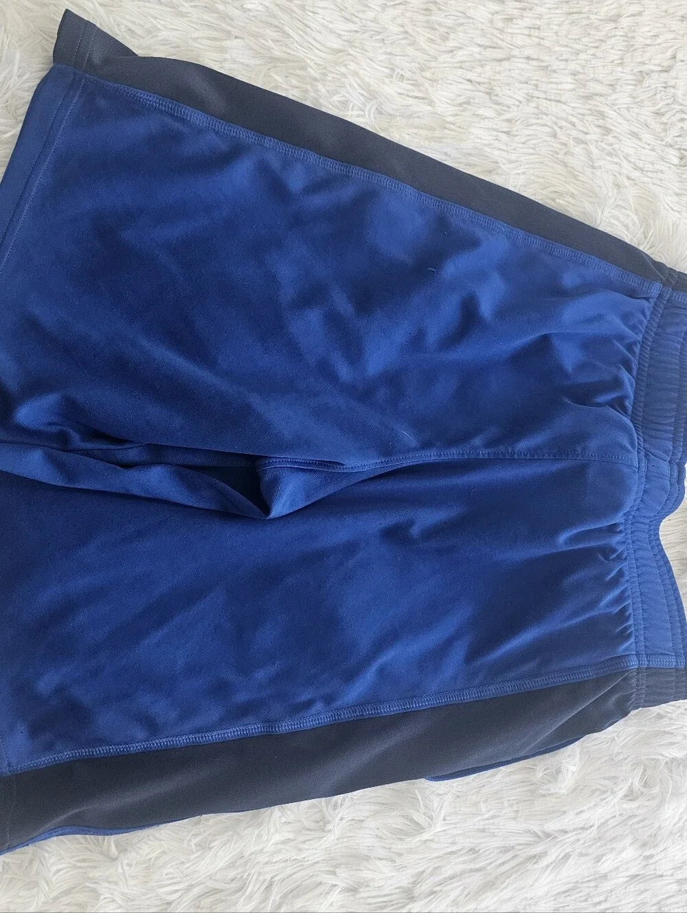 Youth Large Blue And Black Nike Shorts